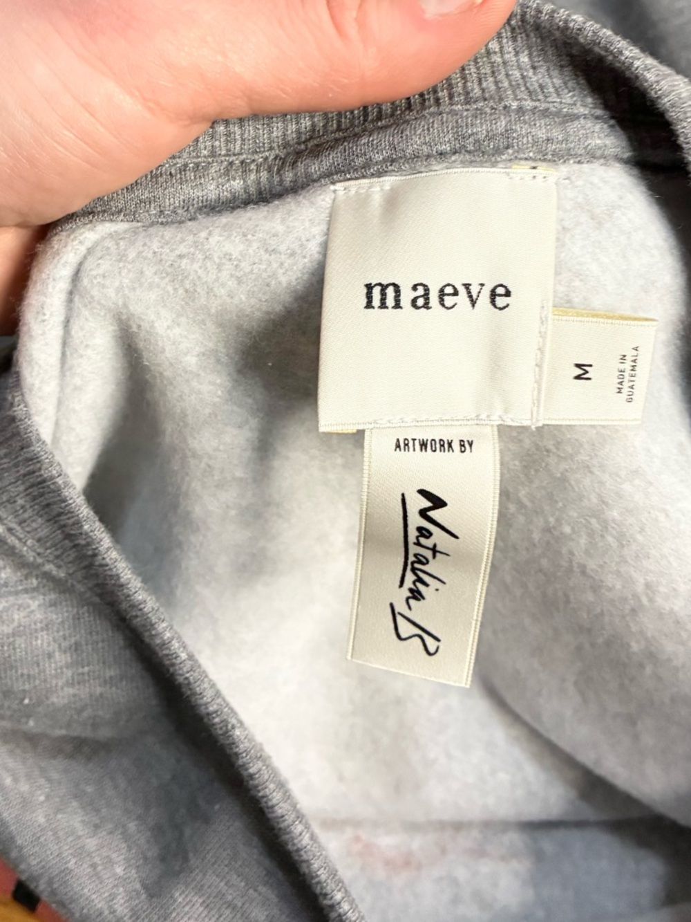 NEW. Anthropologie Graphic Crewneck Sweatshirt. NWT - Picture 8 of 9